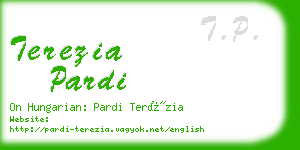 terezia pardi business card